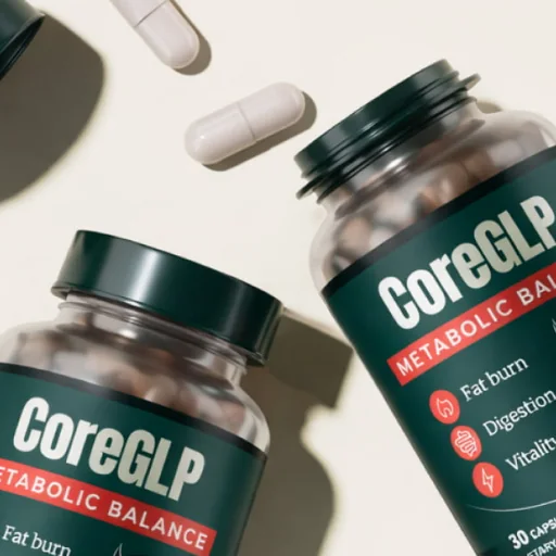 Miniature de flacons CoreGLP avec capsules